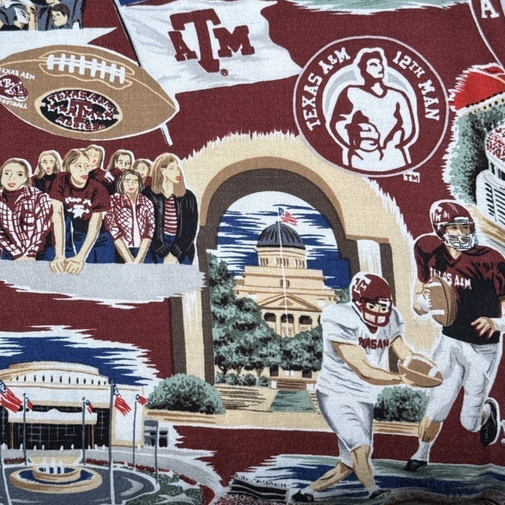 Reyn Spooner Sports Collegiate Texas A&M Button Down SS Shirt Size XXL Vintage - Picture 9 of 9